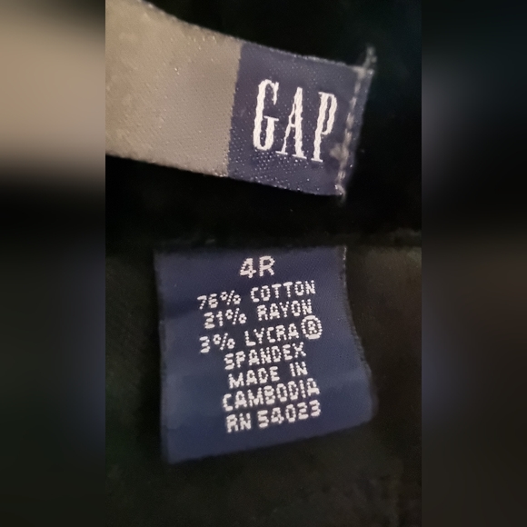 Gap black velvet jeans - Picture 7 of 8